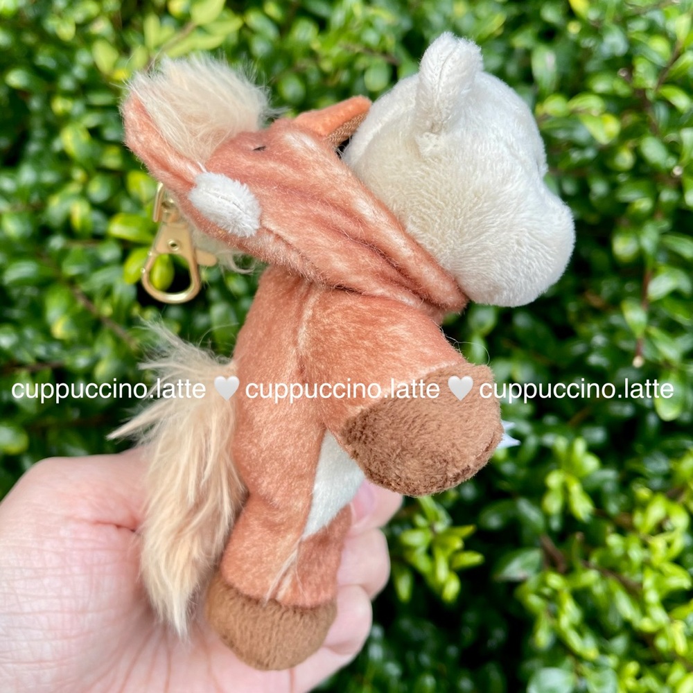 🐴NWT❤️Starbucks 2026 Lunar Year of the Horse Bearista Bear Plush Keychain - Picture 5 of 13